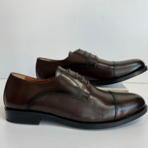 Souliers type Derby habillée marron chocolat cuir