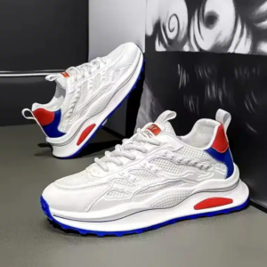 Baskets Summer/Fall – Blanc & Bleu (Tendance, confort & énergie)