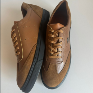 Sneakers de Ville – Cuir & Suédine (Noir / Camel/ Bleu marine) Élégance moderne, confort assuré