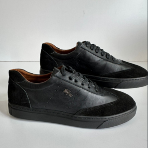 Sneaker All Black cuir & daim Lacoste