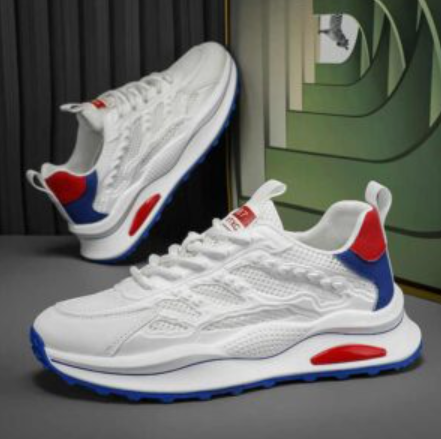 Baskets Summer/Fall – Blanc & Bleu (Tendance, confort & énergie) – Image 2