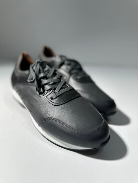 Derbies Sport Chic – Noir (Élégance moderne & confort toute la journée) – Image 2